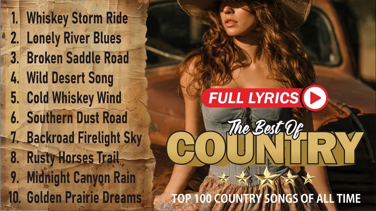 Wander Through Golden Fields with Gentle Country Guitar with lyrics