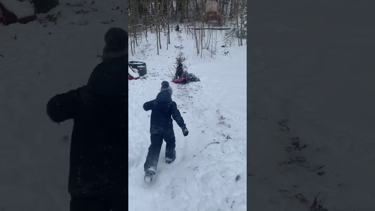 Xmas 2020 sledding
