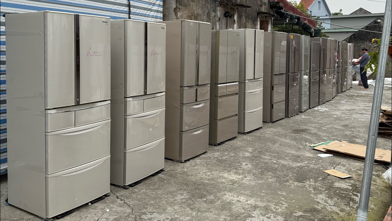 Tủ lạnh nội địa Panasonic , Hitachi , Mitsubishi 6 cánh . Lại về phục vụ cả nhà mình ạ . 0979149807