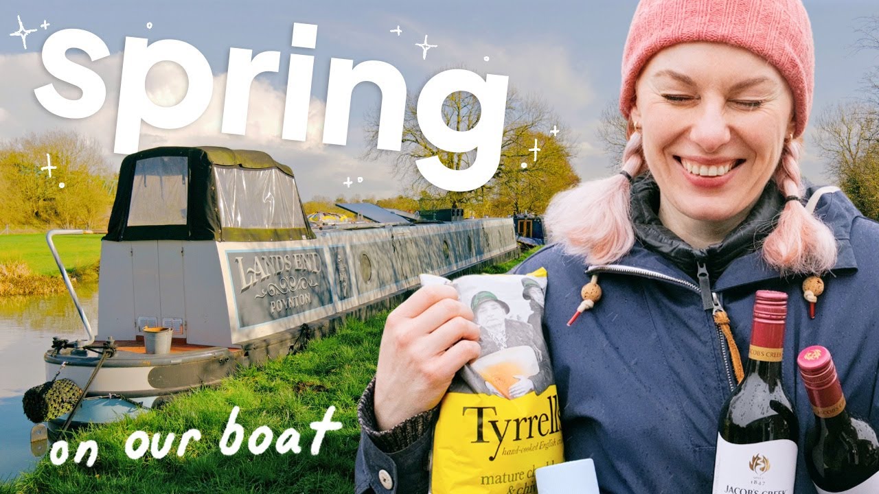the simple pleasures of spring • living on a narrowboat