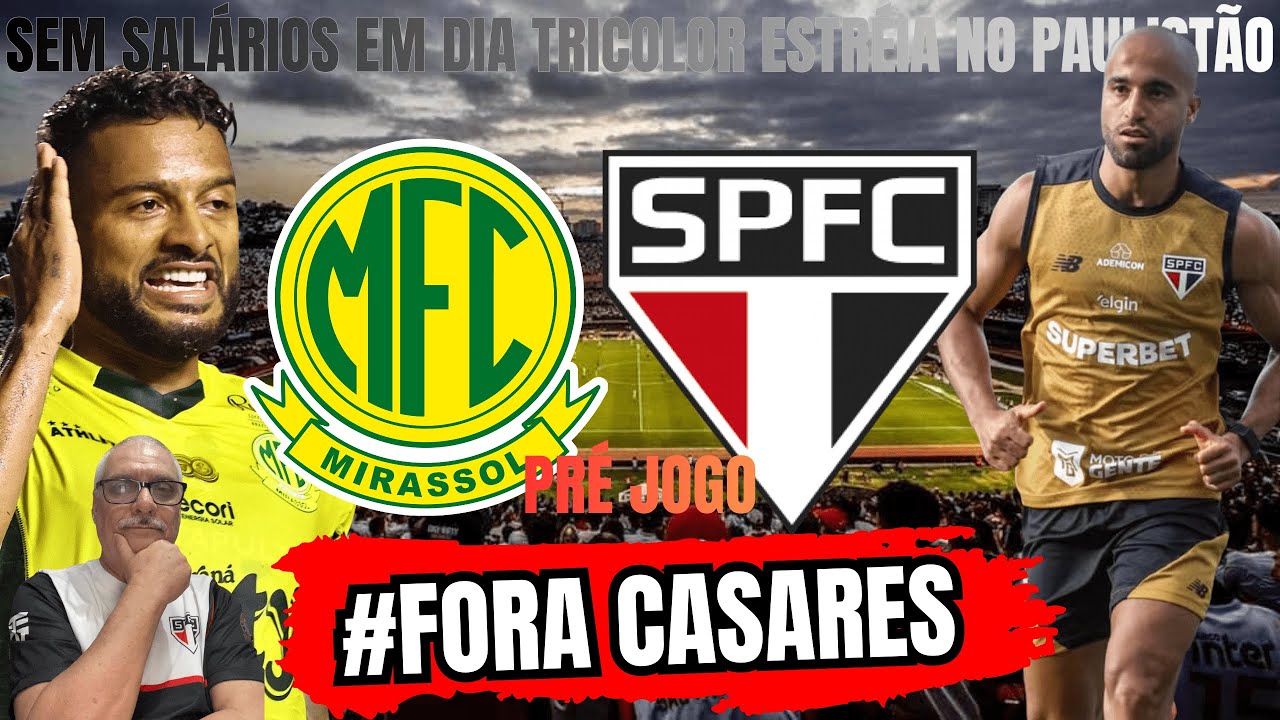COM SALÁRIOS ATRASADOS TRICOLOR ENFRENTA O MIRASSOL / MERCADO DA BOLA / PRÉ JOGO