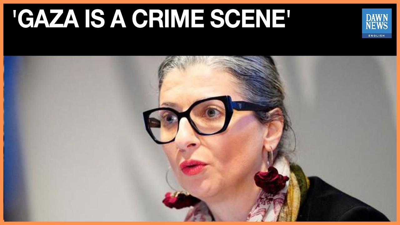 Francesca Albanese Says Gaza Is a “Crime Scene,” Accuses Europe of Failing Its Moral Test