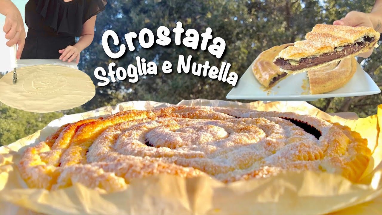 CROSSTATA DI SFOGLIA ALLA NUTELLA за 5 МИНУТ, легко и быстро