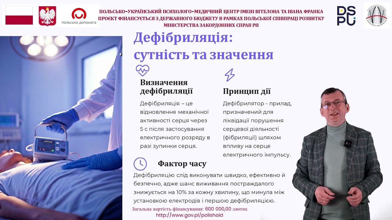 Лекція 3: Методика проведення серцево-легеневої реанімації з використанням АЗД