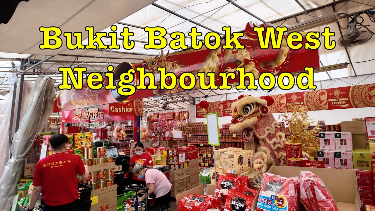 Bukit Batok West Shopping Centre Tour in 4K #singapore #oldtown #cny2024 #pocket3 #market #bazaar