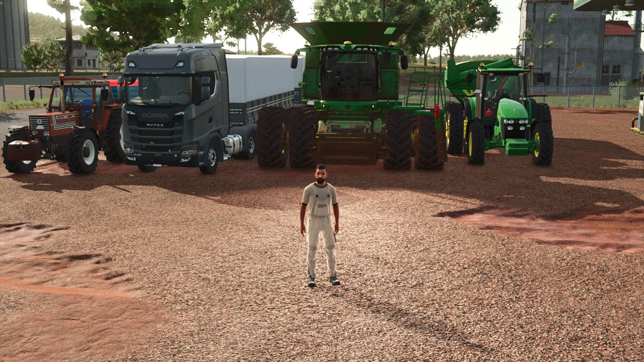 PUROFARMING 2.0.1// COSECHA DE TRIGO//CONTRATOS // #3marias #fs25timelapse #01 #johndeere