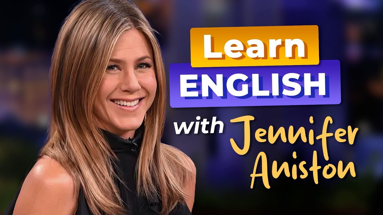 Learn English with JENNIFER ANISTON &mdash; Funny Talk Show Interview