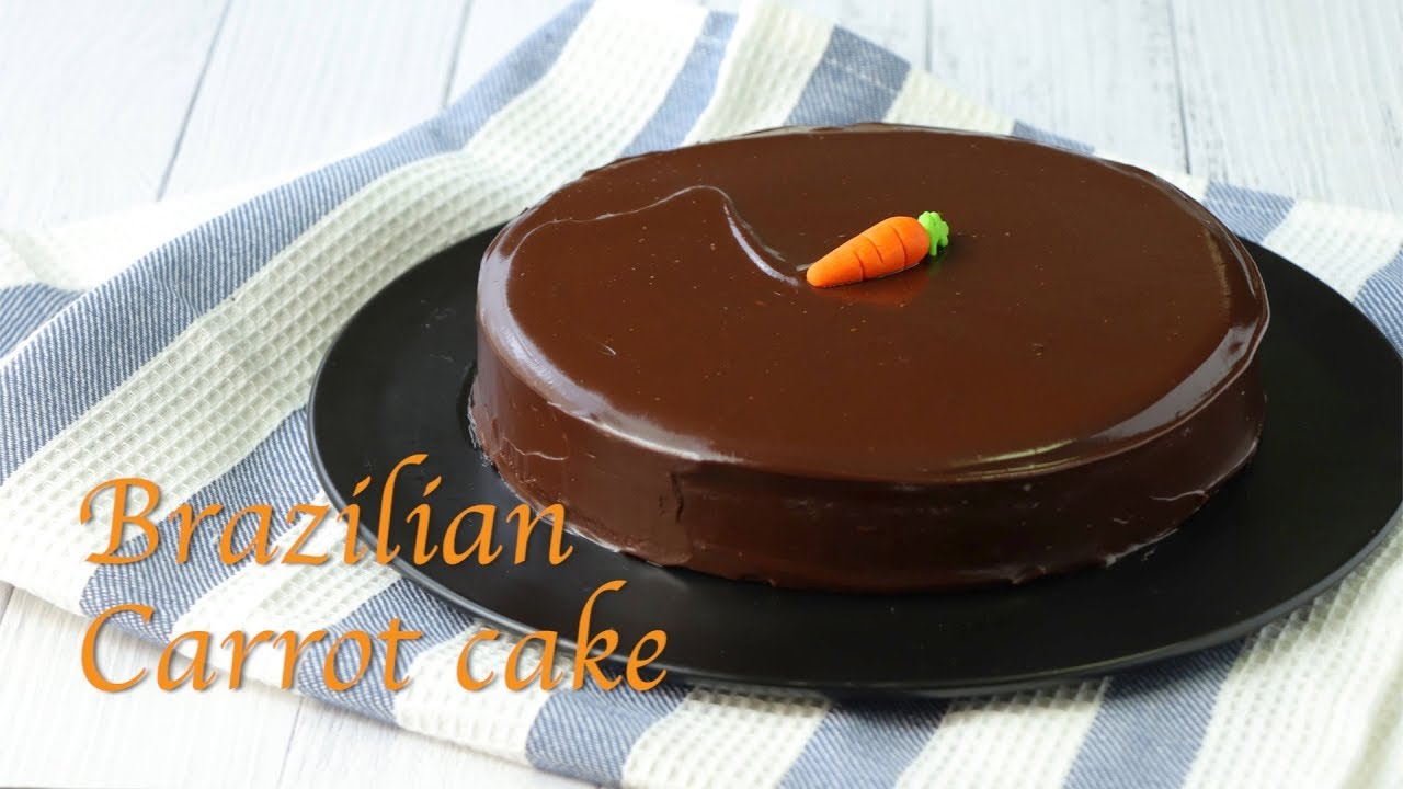 [ENG SUB]브라질 당근케이크 만들기 / Brazilian carrot cake. Very moist and easy to make!