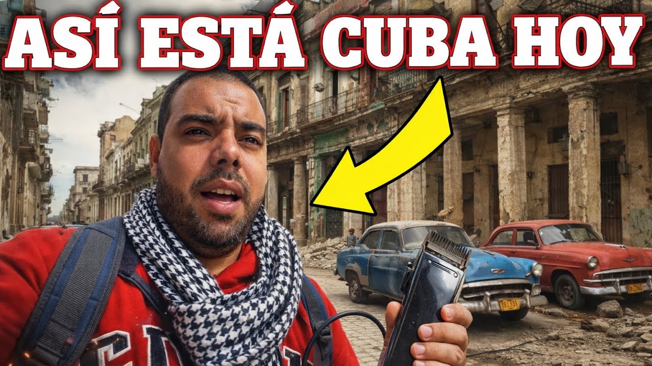 Así está Cuba hoy: caminando media Habana para arreglar la máquina 😱🇨🇺