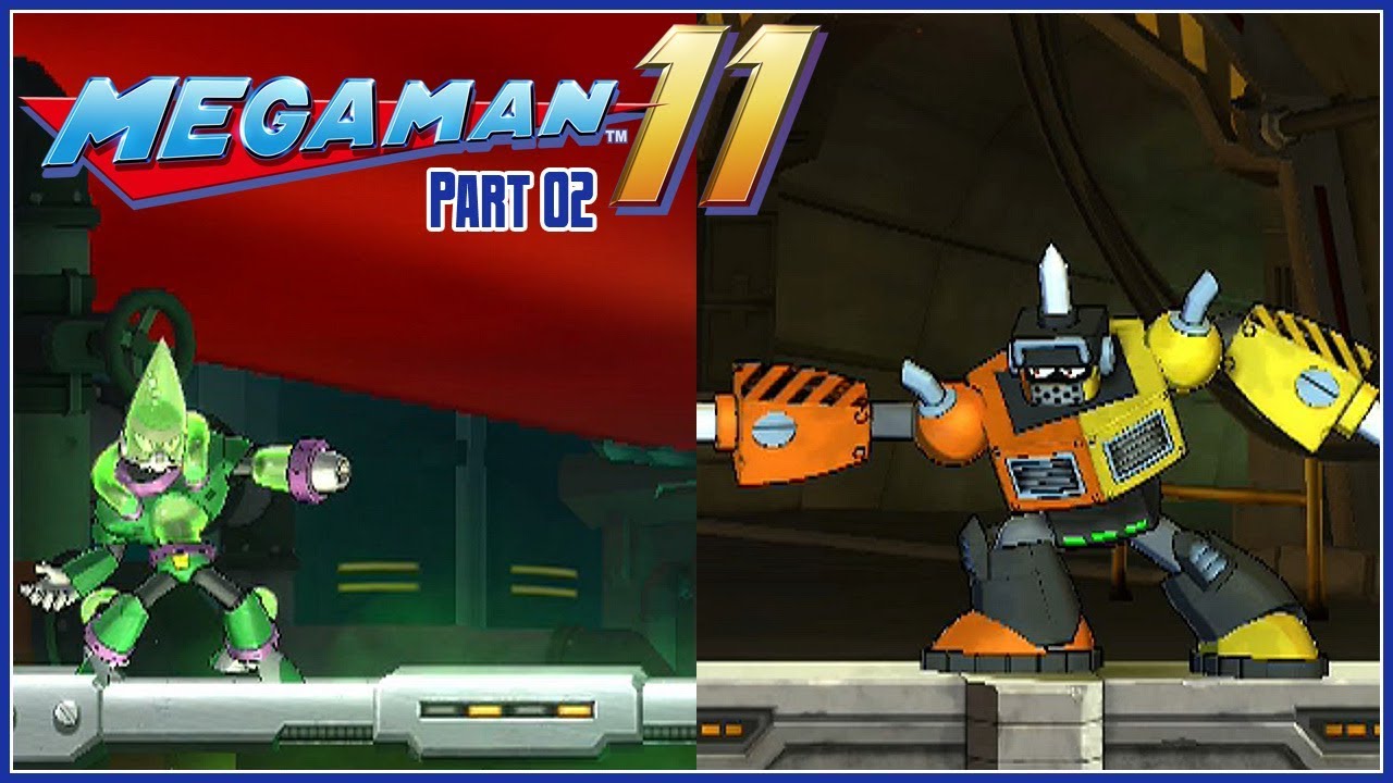 Mega Man 11 Part 2 - Acid Man & Impact Man Stage (Superhero Difficulty)