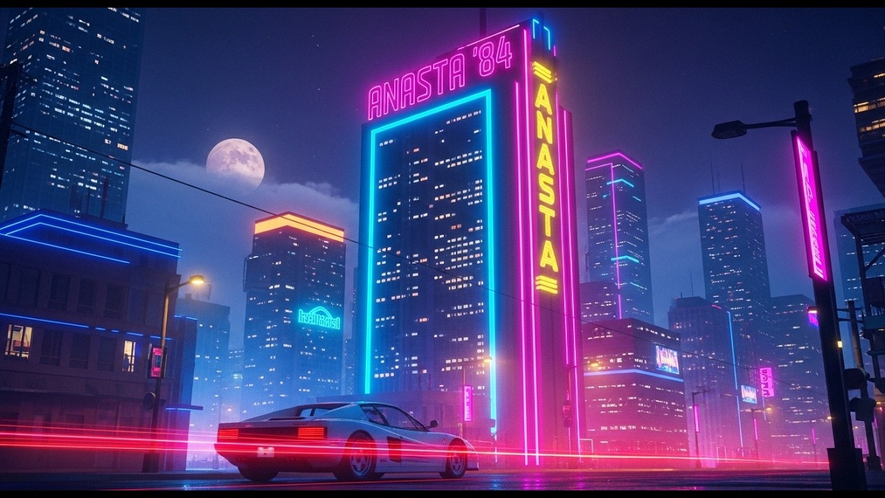 It's 1984 - you're cruising the neon city | 1980's nostalgia | Synthwave & Retrowave Vibes