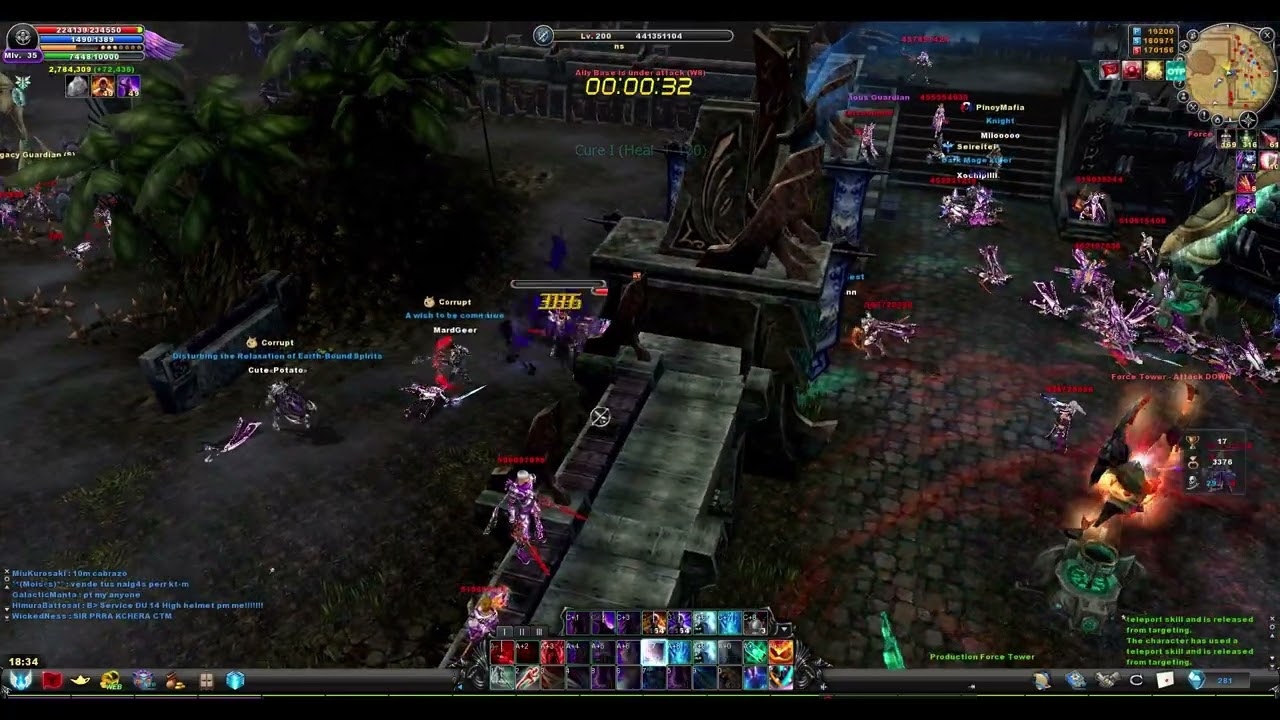 Cabal Online NA - DrGilas (DM) - Top 1 Warrior Gayson The Jet Baby hits with free clip on last part