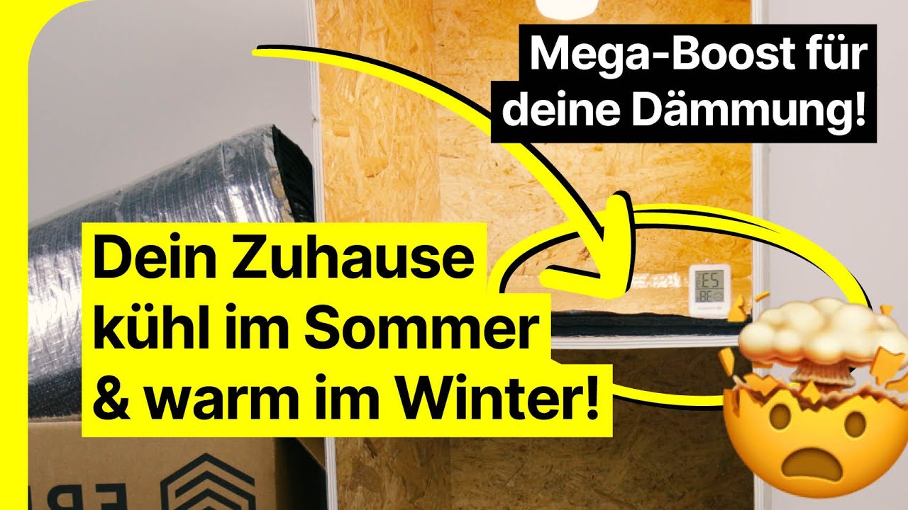 D&auml;mmung auf dem Pr&uuml;fstand: Wie gut isoliert FRIEDWIL FX5 wirklich? (W&auml;rme-Experiment!)