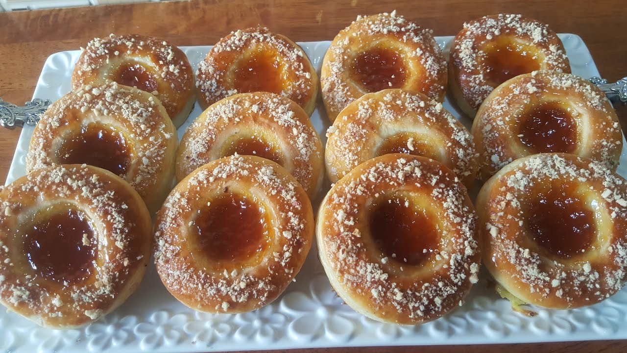 غير ب#بيضة واحدة حضري أحلى#فطائر#بالمربى🍑سهلين واقتصاديين كيجيو لذاذ😋وخفاف