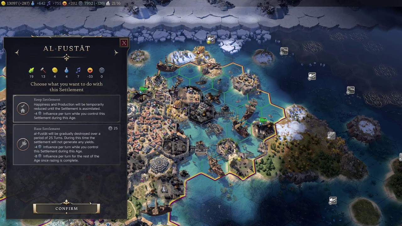 Civilization VII Bulgarian Empire vs The Ottoman Empire Epic Archipelago Gameplay