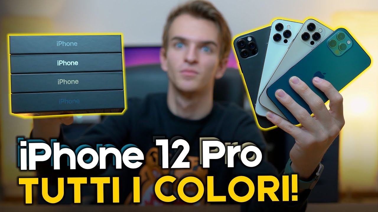 HO COMPRATO L'IPHONE 12 PRO DI TUTTI I COLORI... UNBOXING!