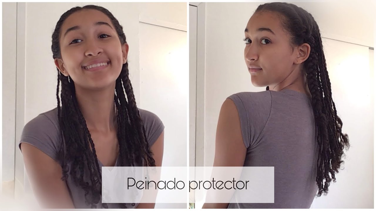 PROTEJE TUS RIZOS CON ESTE PEINADO AL ESTILO PROTECTOR