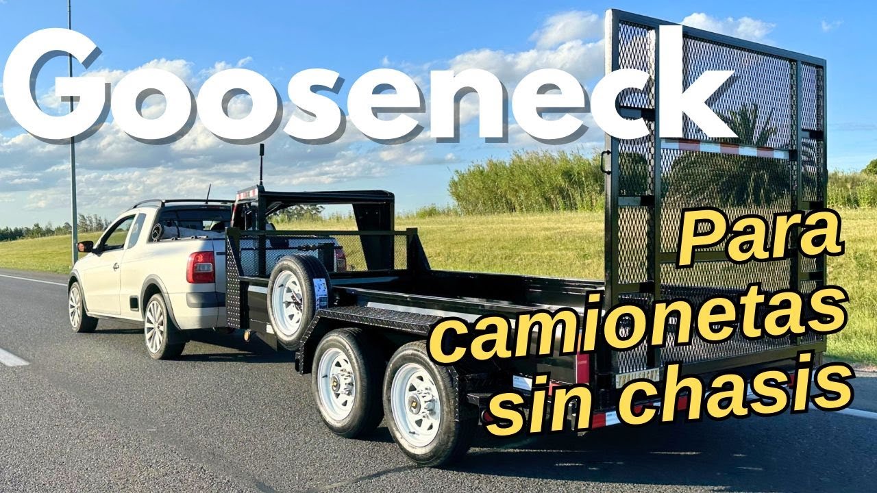 Trailer Gooseneck para Camionetas Chicas