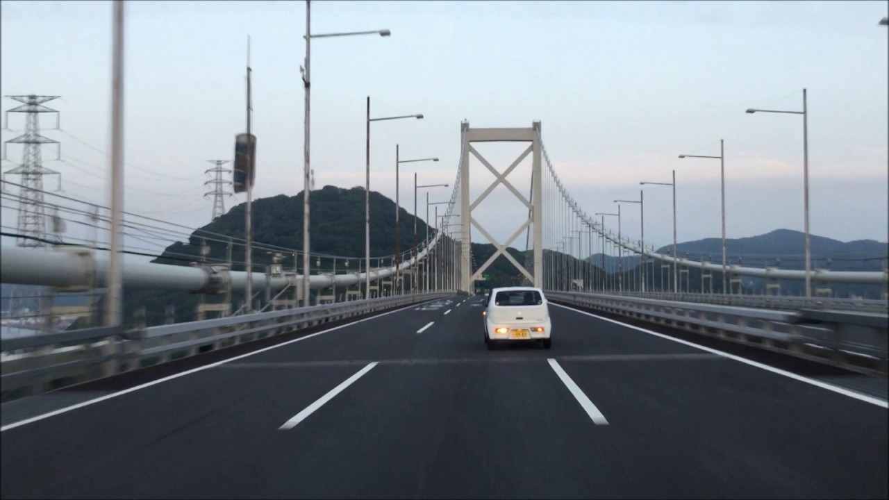 2017 下関市２４７－３４～下関IC－小倉東ＩＣ　関門橋経由