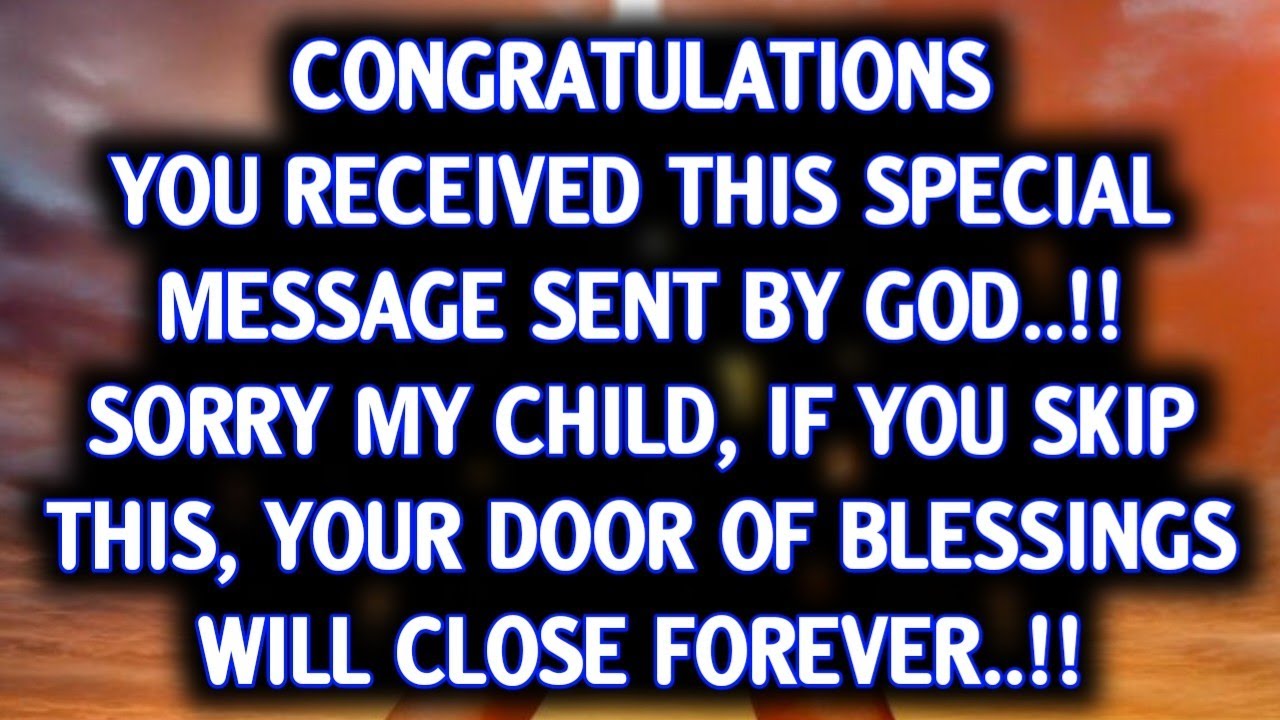 god message for you today