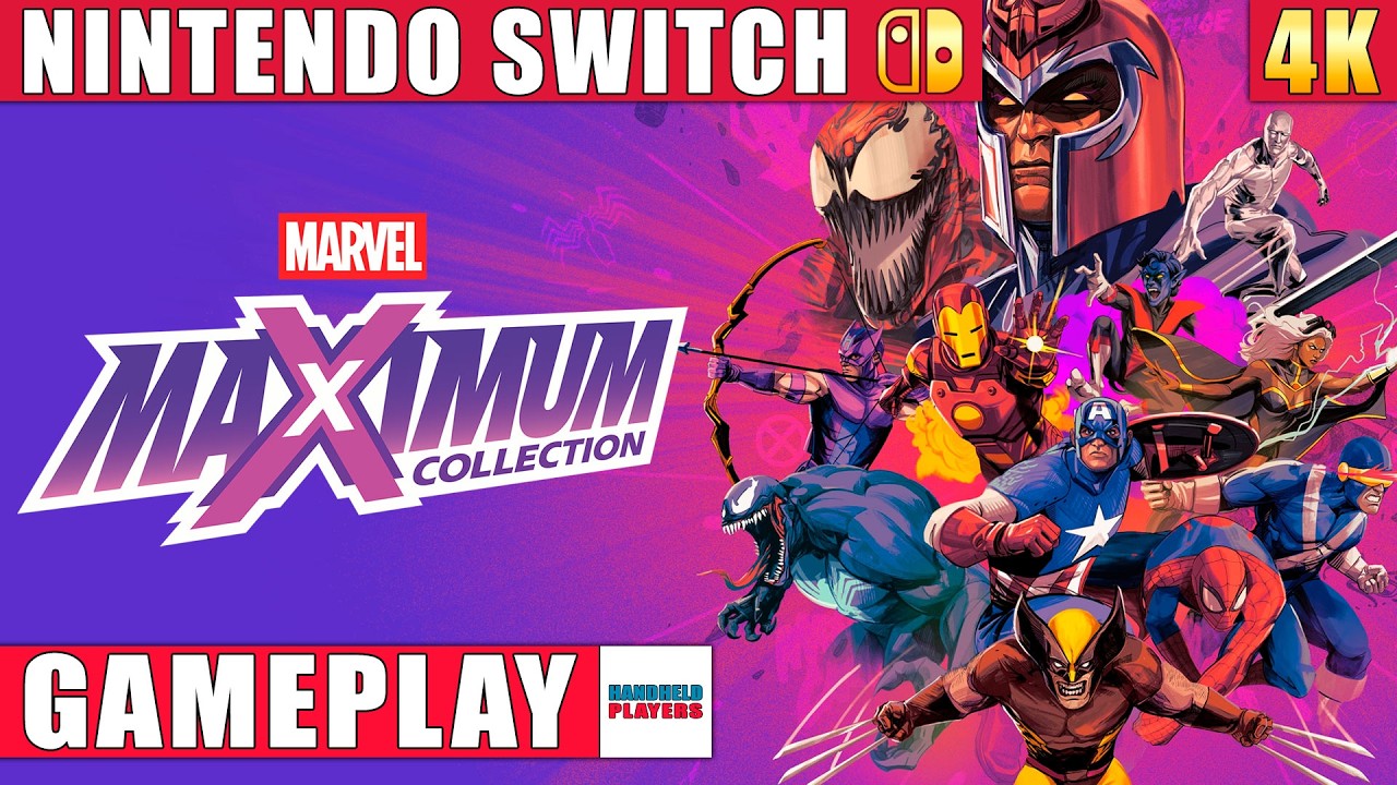 MARVEL MaXimum Collection Nintendo Switch 1 Gameplay in 4K
