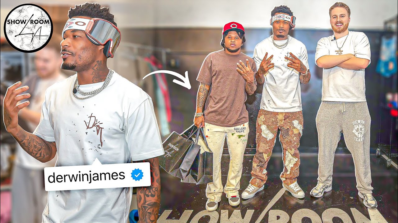 Los Angeles Charger Derwin James Shops Designer Clothing & Sneakers W/ Showroom LA