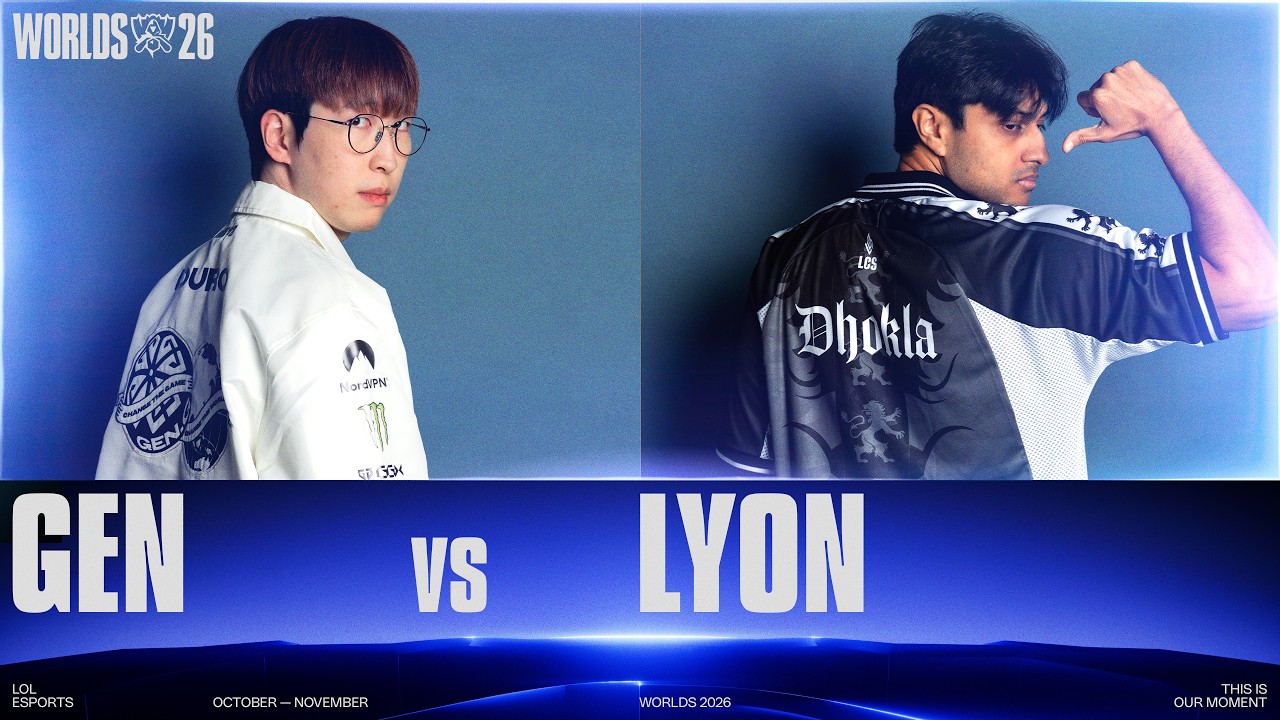 LYON vs. GEN | WORLDS 2026 | Swiss Stage Day 3