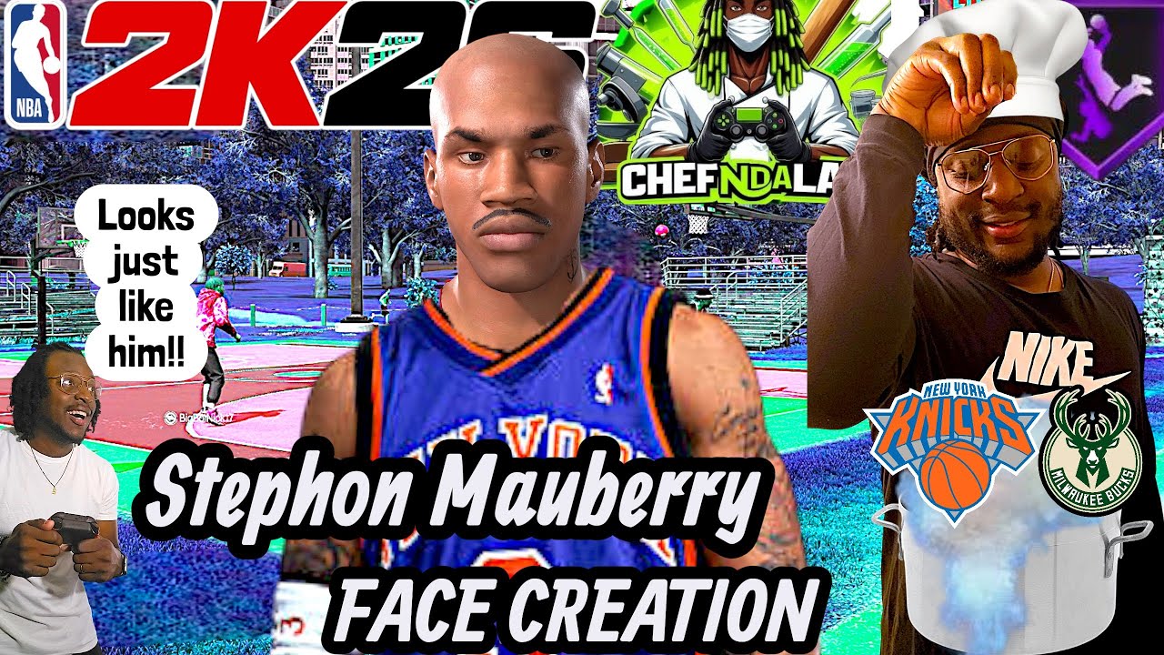 Реалистичная версия лица Стефона Марбери в NBA 2k26 (версия «Шеф») 💪🏾🔥🔥