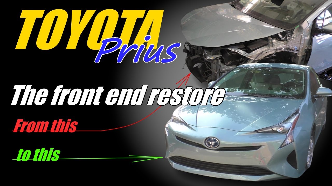 Easy Toyota Prius front end repair in 6 minutes