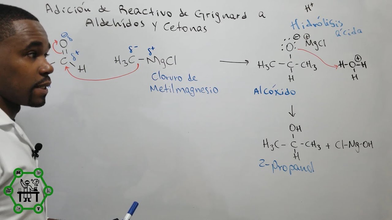 Reactivo de Grignard a Aldehídos y Cetonas para la Síntesis de Alcoholes | Mecanismo de Reacción