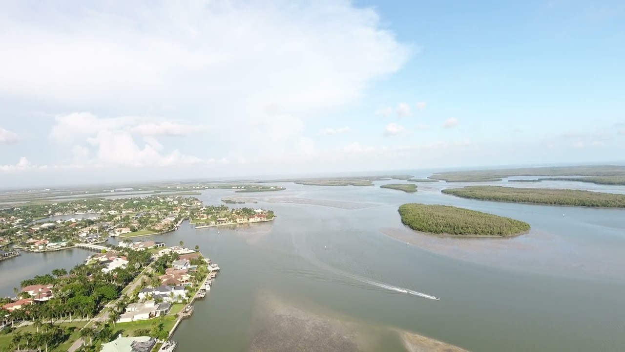 Marco Island & Ten Thousand Islands Dolphins Having a Blast | 4K Drone Footage