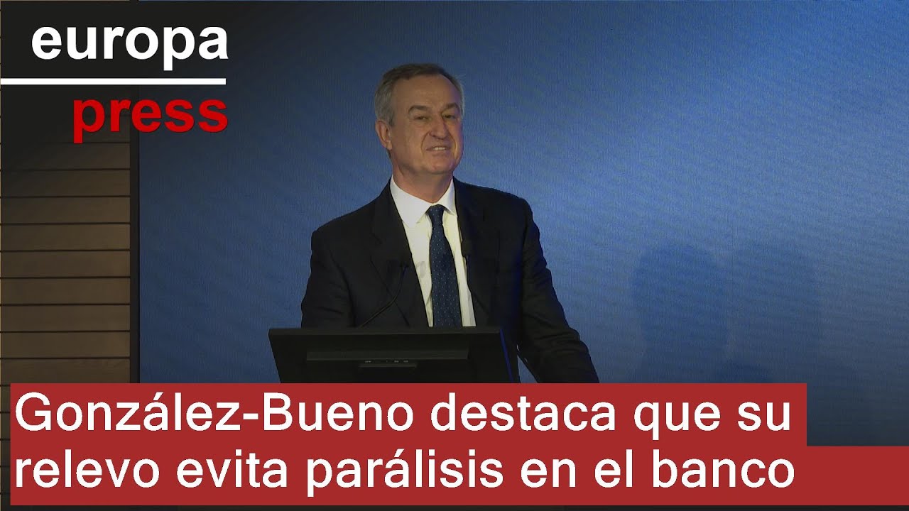 González-Bueno (Banco Sabadell) dice que su relevo evita la 