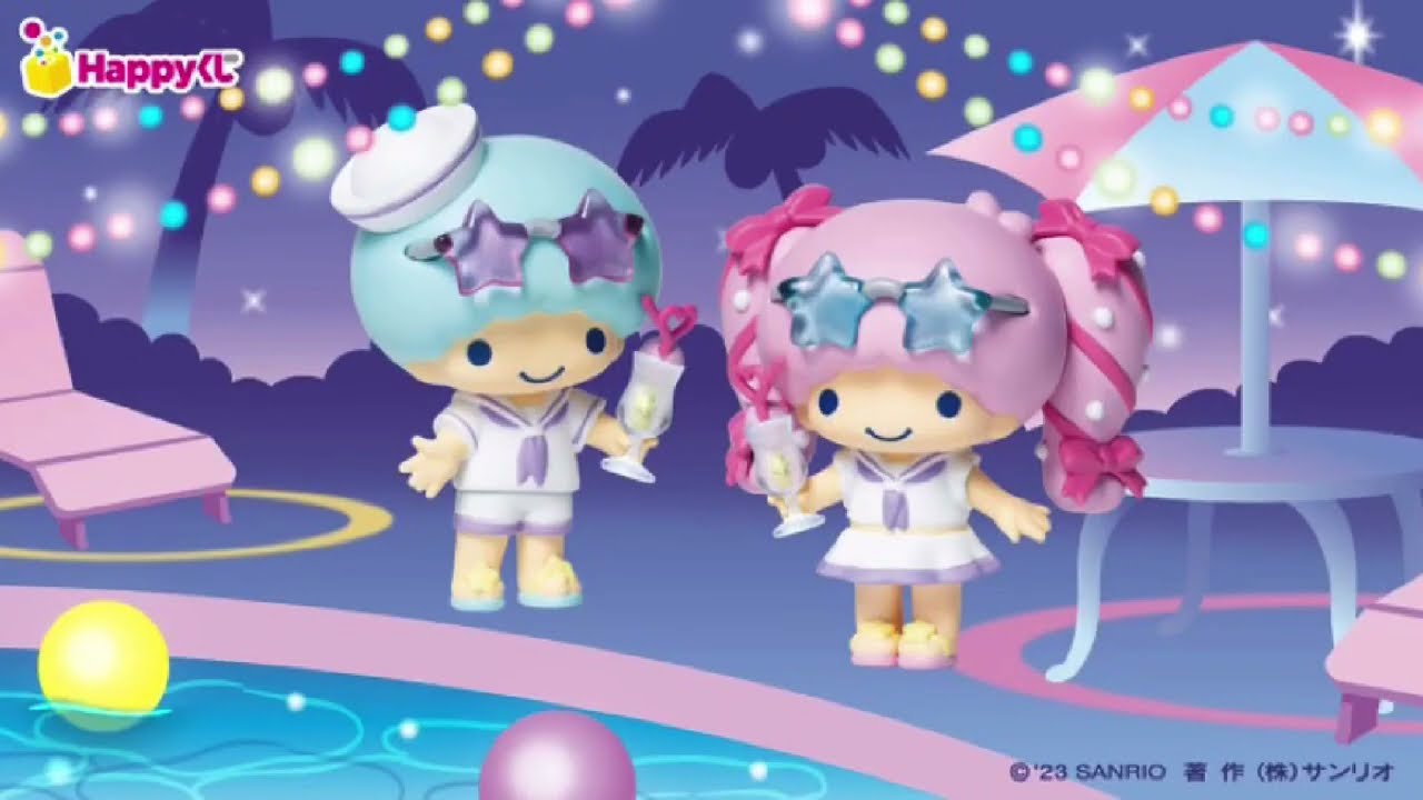 Sanrio Surprise All Stars presents LITTLE TWIN STARS KIKI&LALA. 12/25/26 they turn 50!