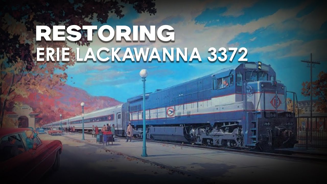 Restoring Erie Lackawanna 3372 | Diesel Locomotive Restoration in New Jersey