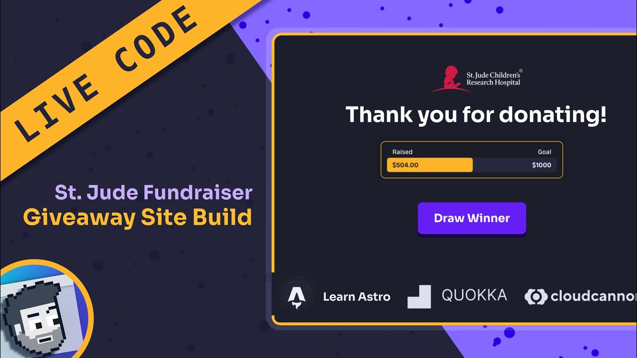 Live Code: Giveaway Astro Site Build