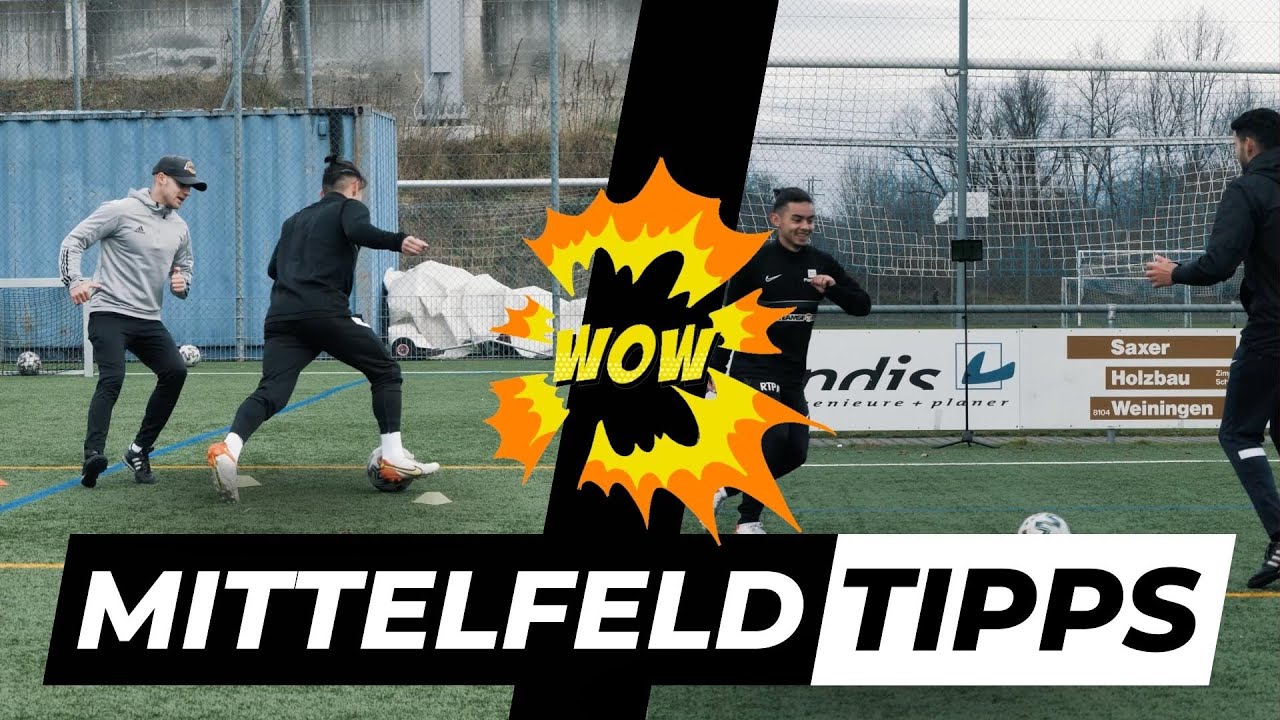 Die TOP Übungen für zentrale Mittelfeldspieler | (Ballverarbeitung & Passqualität)