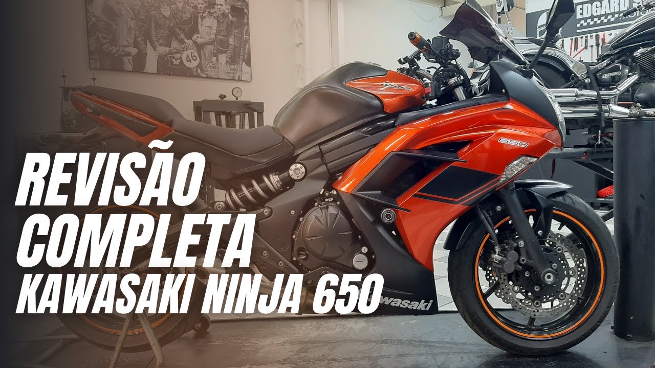 REVISÃO COMPLETA NINJA 650 + SUSPENSÃO DIANTEIRA E CAIXA DE DIREÇÃO