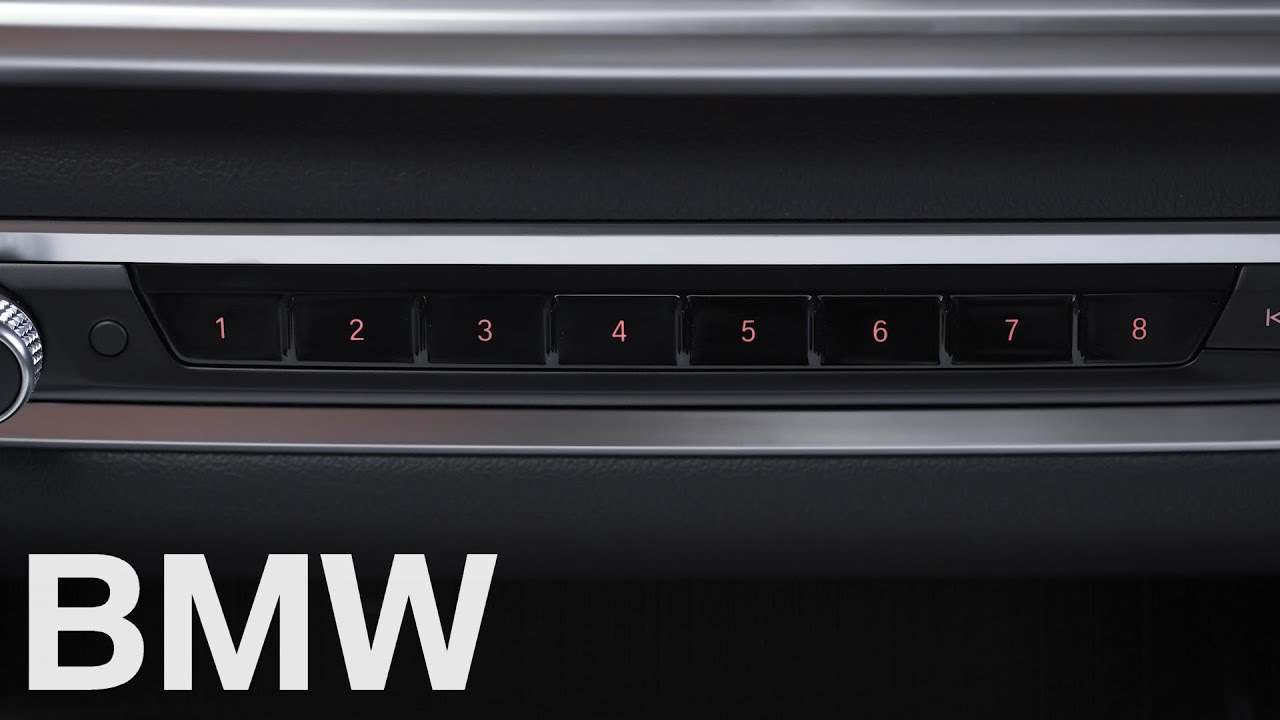 How to use the favourite buttons in your BMW &ndash; BMW How-To