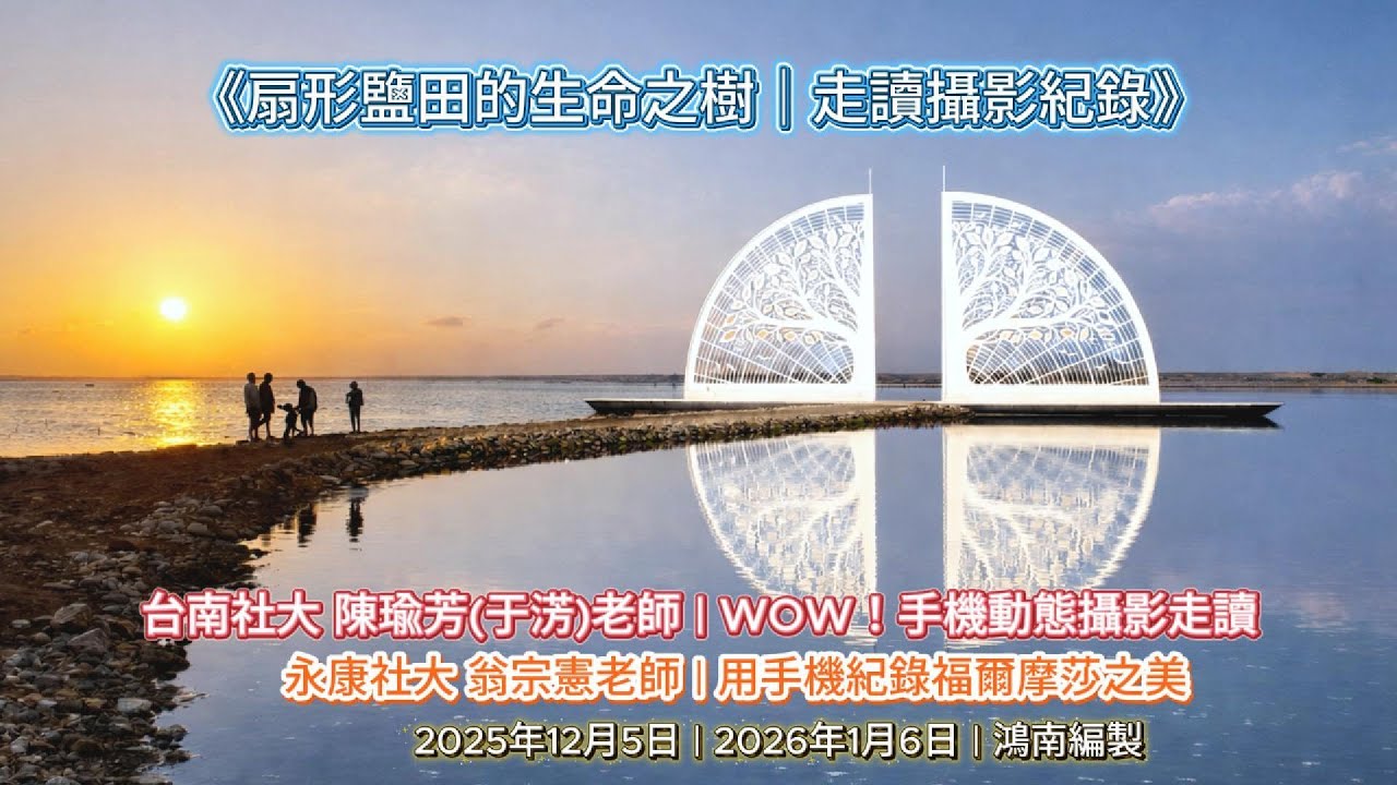 《扇形鹽田的生命之樹｜走讀攝影紀錄》