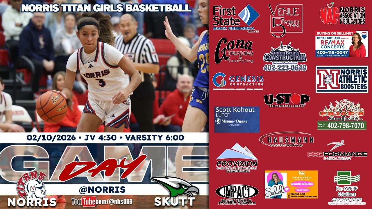 🏀 Norris Girls Basketball vs Skutt, 2-10-2026
