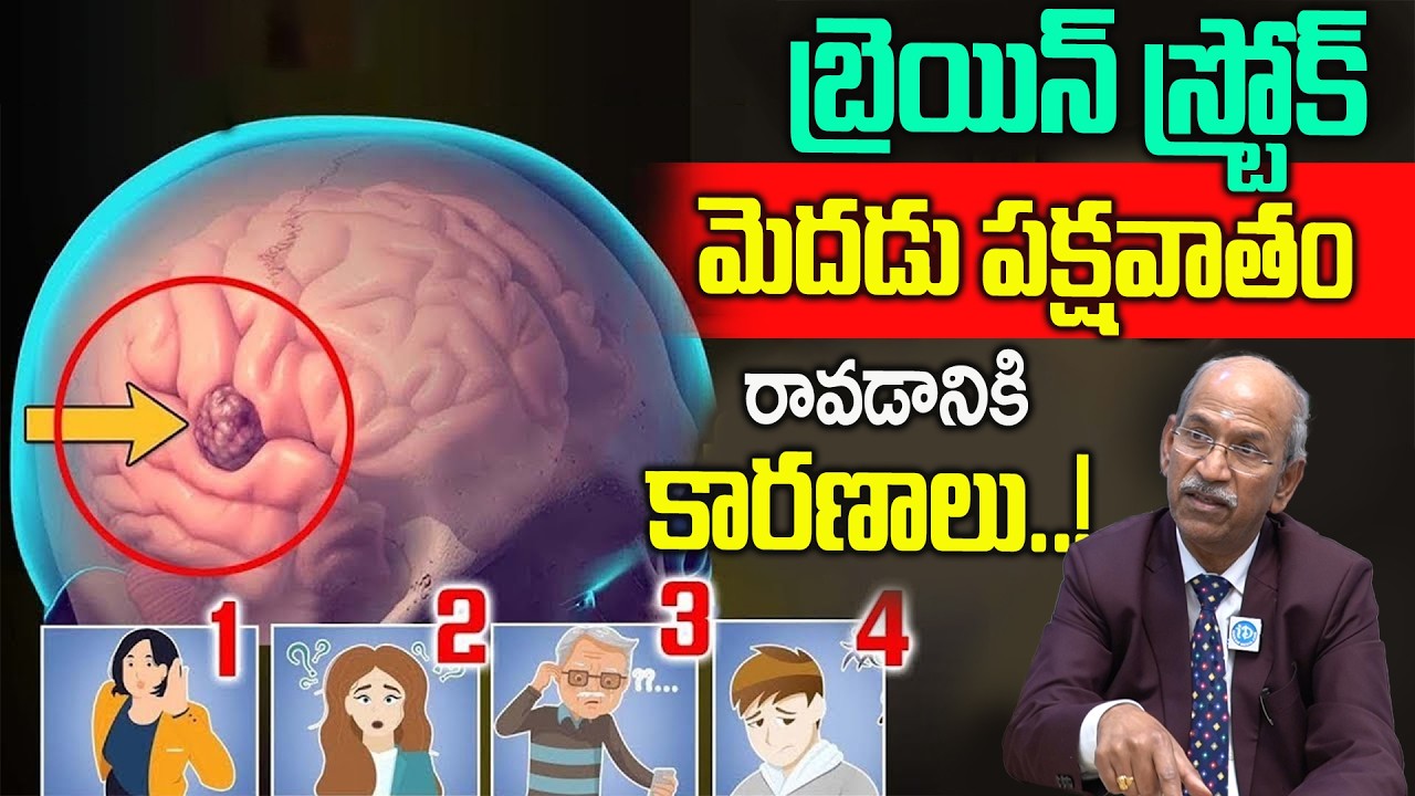మెదడు పక్షవాతం లక్షణాలు || Brain Stroke Symptoms in Telugu | Paralysis Treatment || Dr. Ranganadham