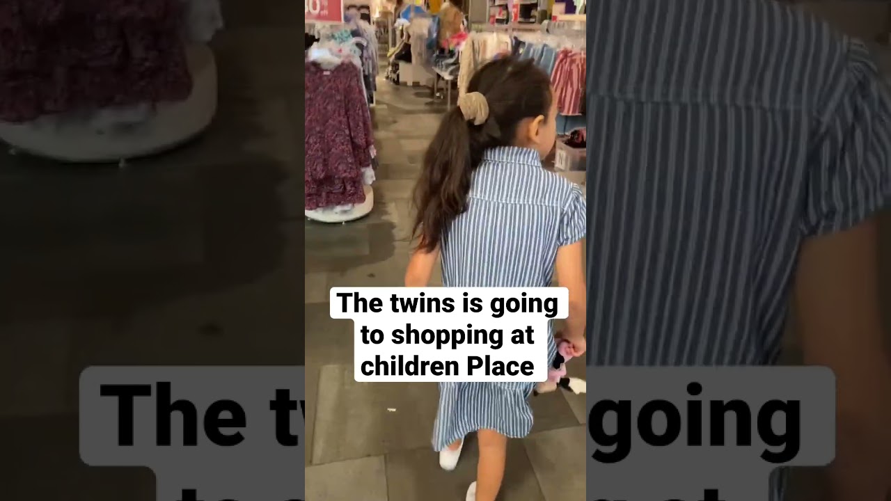 Shopping at children place store. 