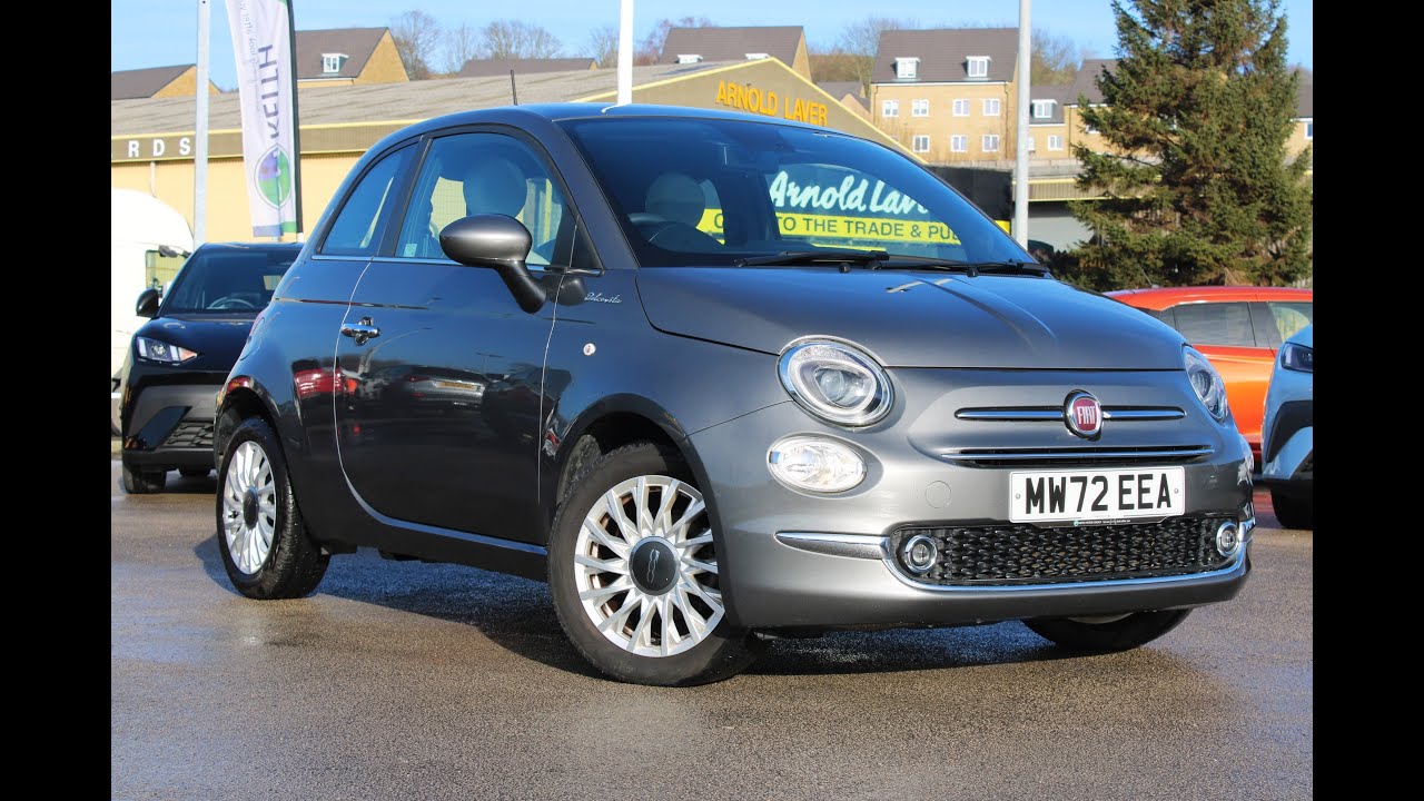 MW72 EEA Fiat 500 1.0l Hybrid Dolcevita 3dr Pewter Grey 2022 г.