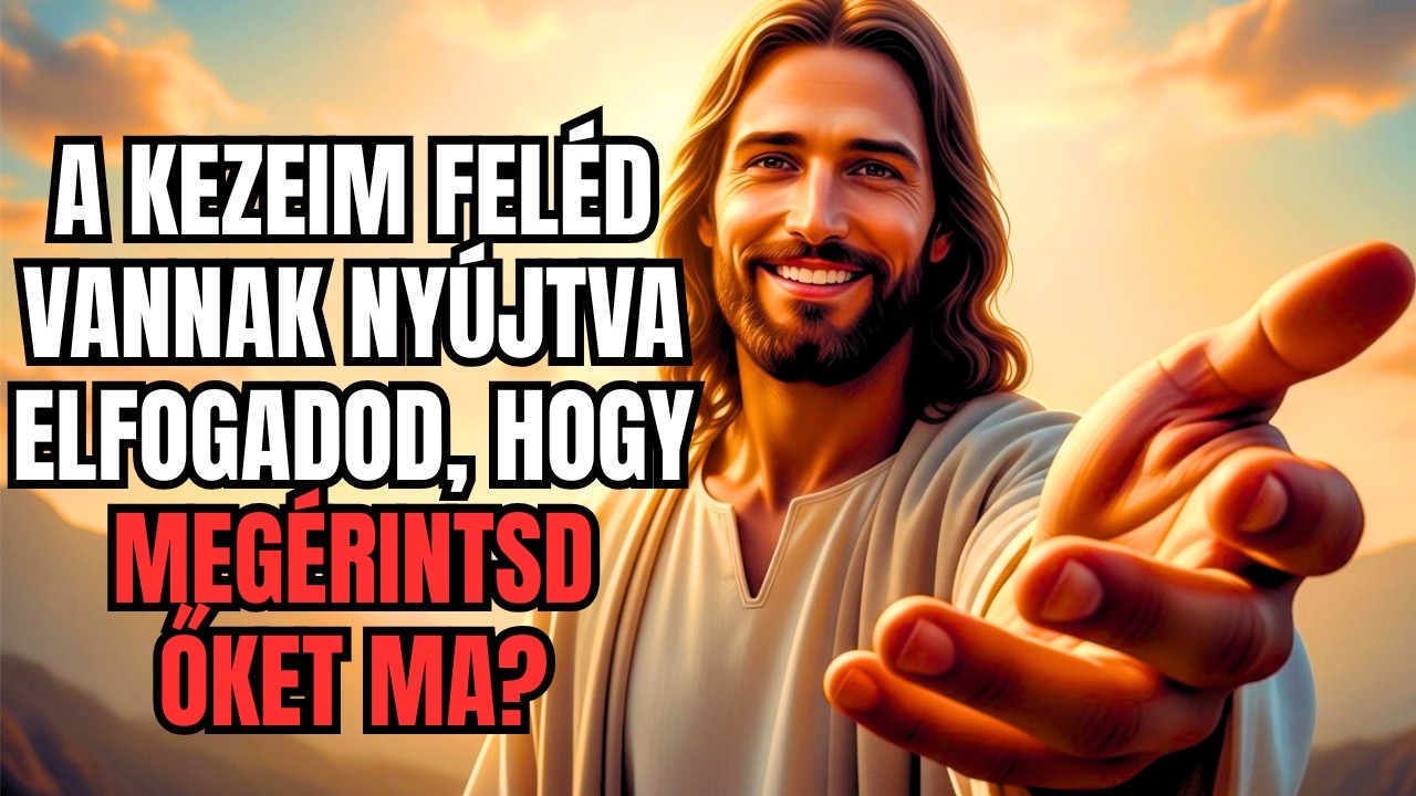 „AZ ÚR MONDJA: FIAM, ÉRINTSD MEG A JOBB KEZEMET, ÉS ÉREZD, AHOGY A GYÓGYULÁS MA ÁRAD A TESTEDBE!”