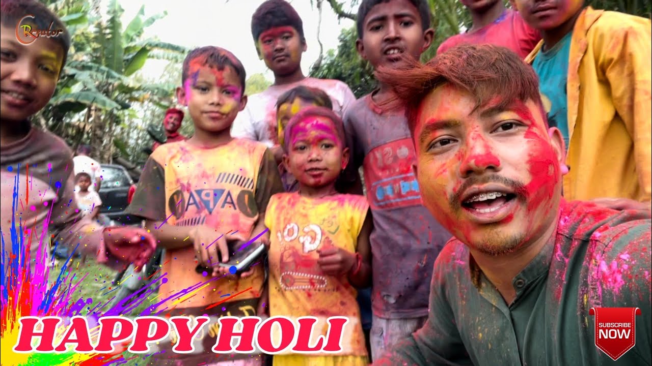 Happy Holi 2024 / Ranus Creator / Holi Special vlog Video /