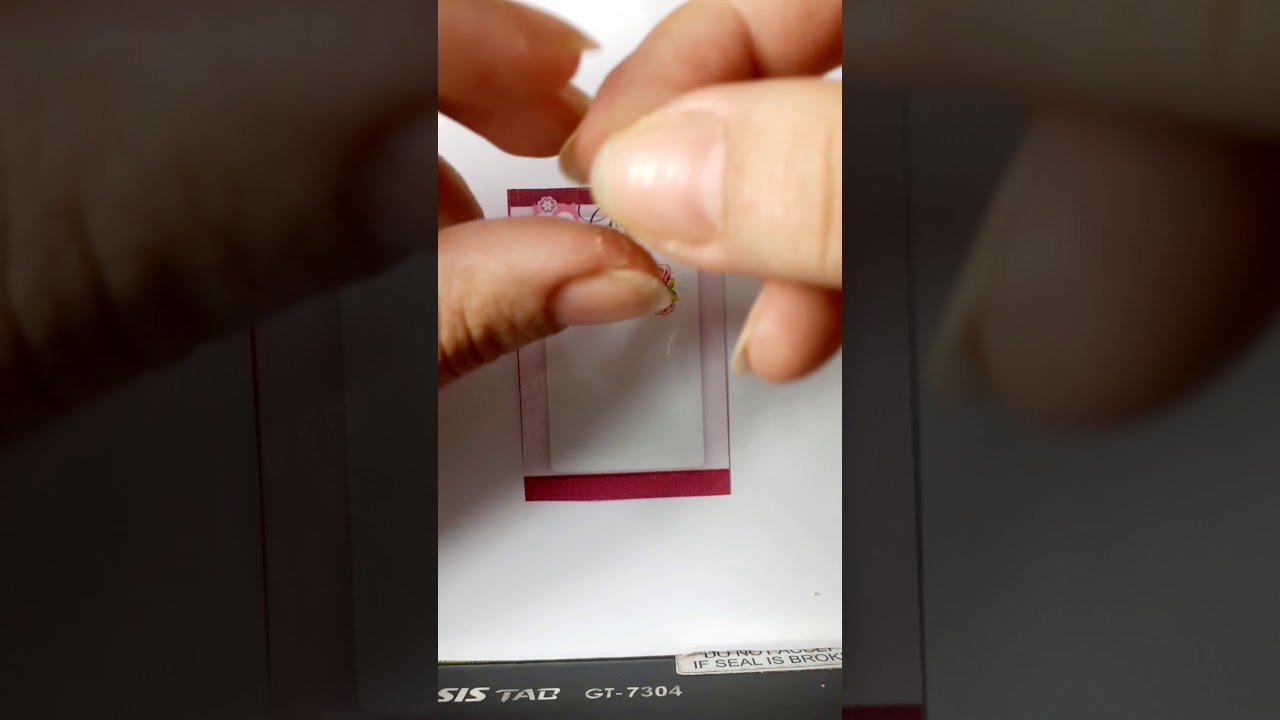 Como fazer película 3D, transferir para o cartão e montar jóia de unha