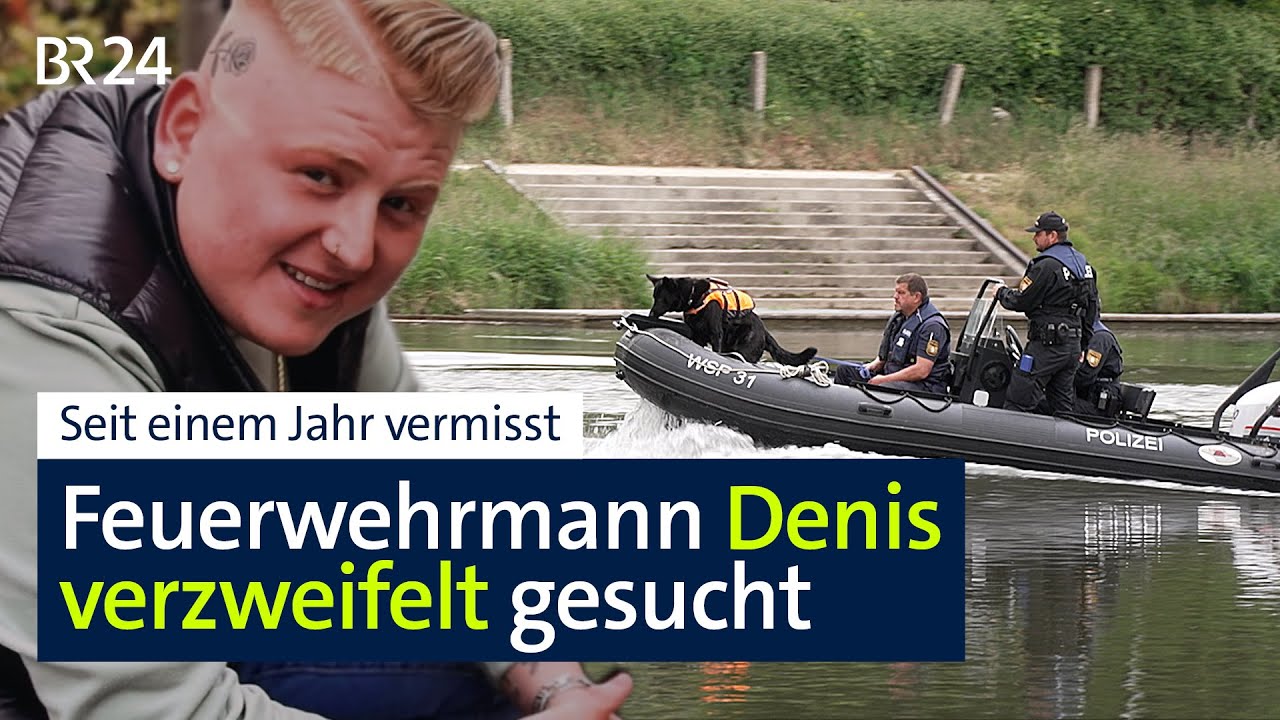 Ein Jahr nach dem Hochwasser: Die Suche nach dem verschollenen Feuerwehrmann Denis I BR24 vor Ort