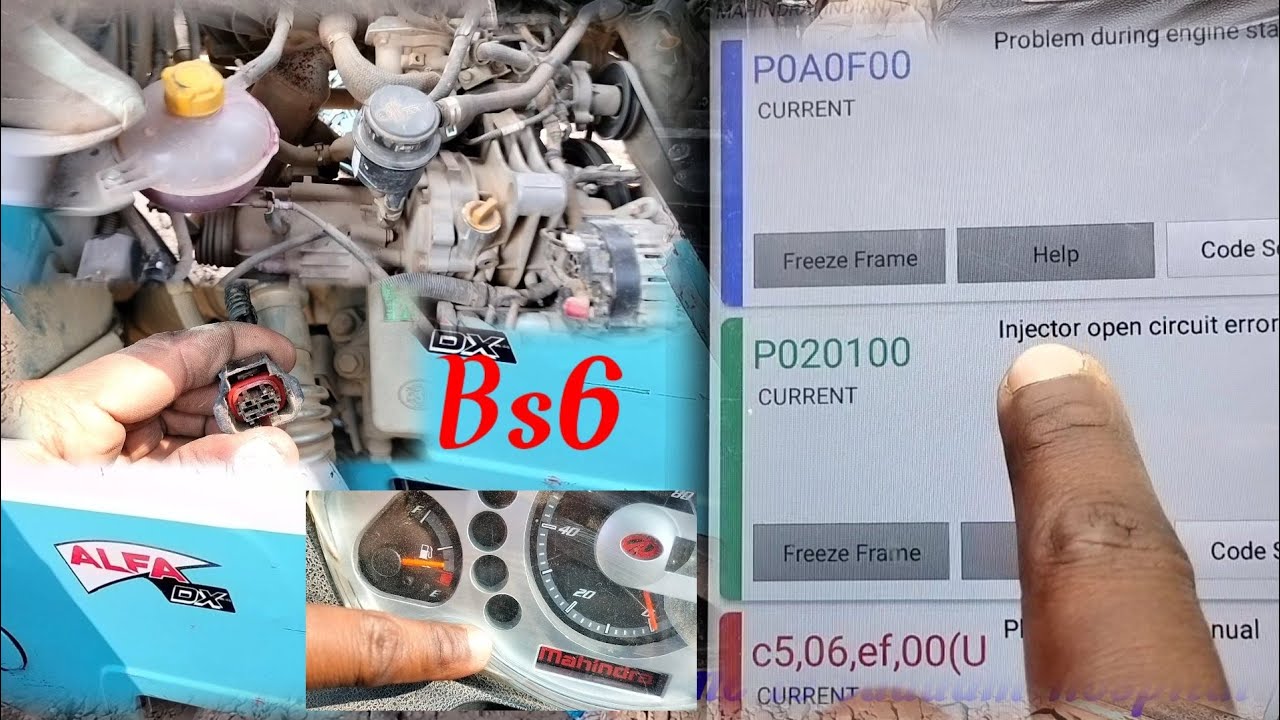 Mahindara bs6 alfa 3 wheeler starting problem solve