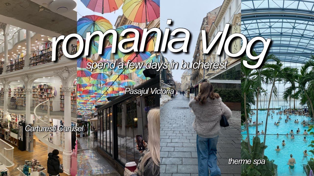 ROMANIA VLOG!! spend a few days in Bucherest with me