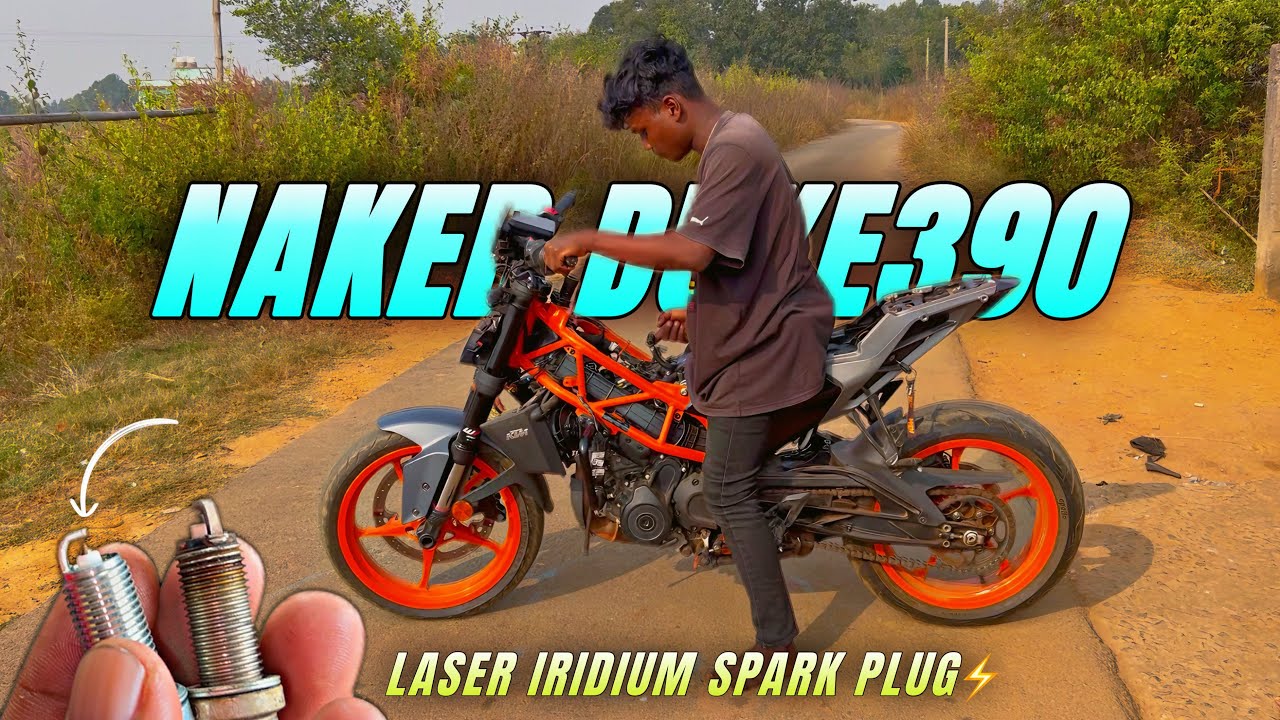 Duke390 Gen3 NGK Laser Iridium Spark Plug⚡️Installed⚠️